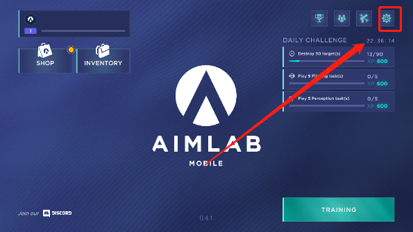 aimlab灵敏度调节教程