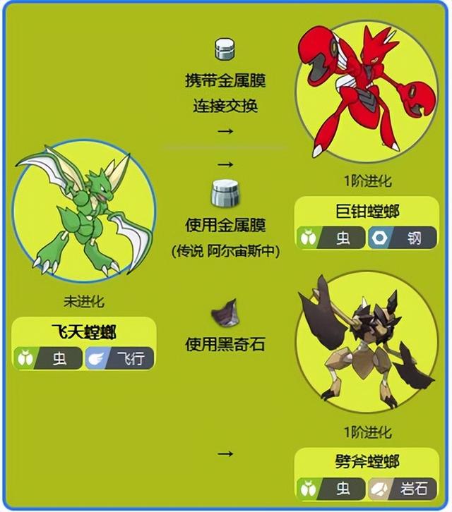 朱紫飞天螳螂怎么进化成巨钳螳螂和劈斧螳螂