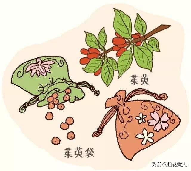 遍插茱萸少一人简笔画图片