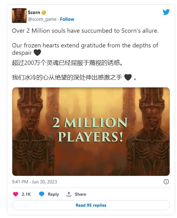 第一人称游戏，蔑视突破200万，PS5震撼登场