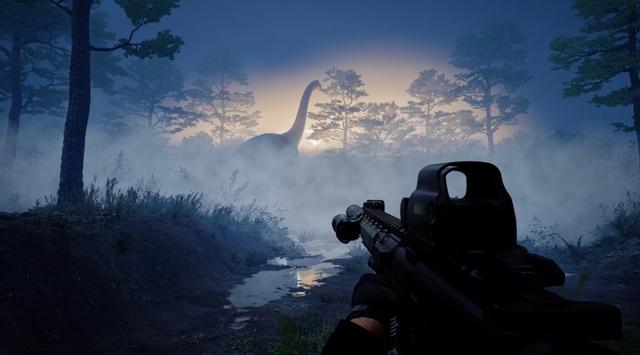 恐龙游戏，未来恐龙射击新实机展示