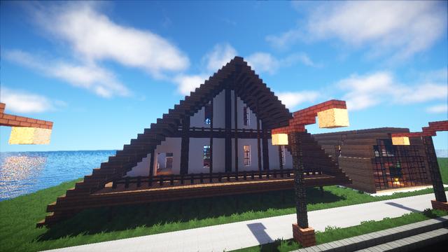 我的世界大别墅怎么做，打造豪华木屋