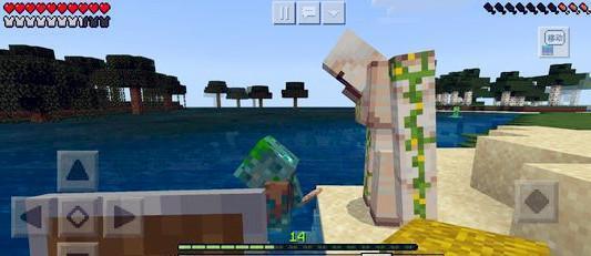 Minecraft中三叉戟的获取方法，水坑刷新溺尸，装备轻松捡