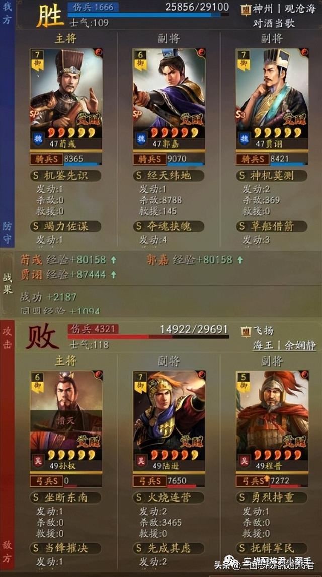 三国志战略版恢复流五谋骑阵容