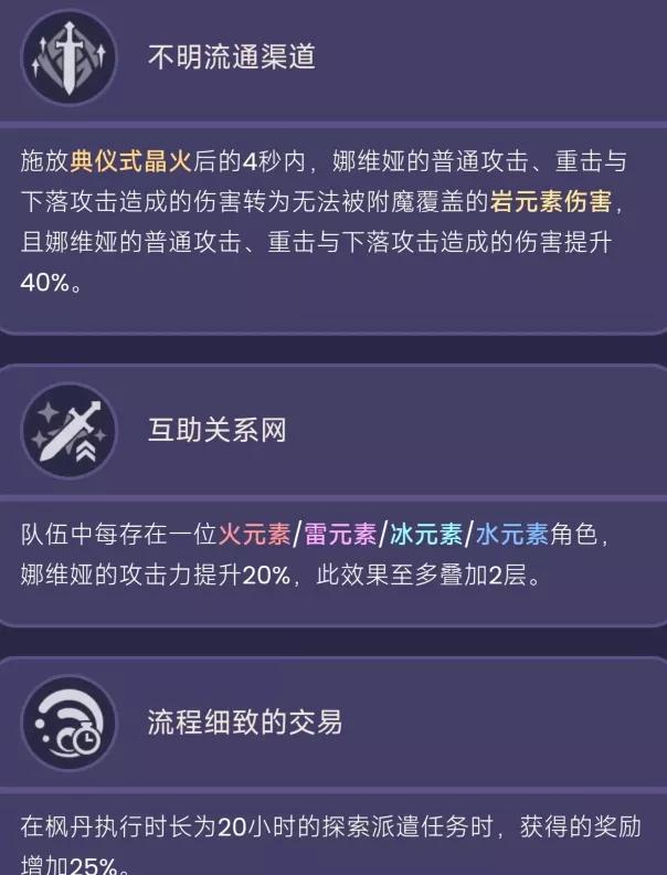 原神娜维娅这个角色怎么培养