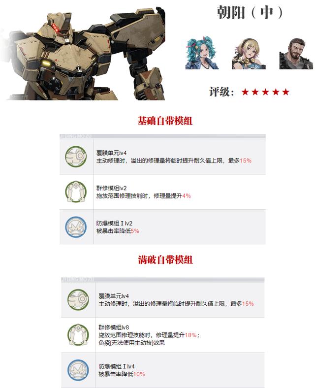 钢岚全S级机兵介绍及机师推荐