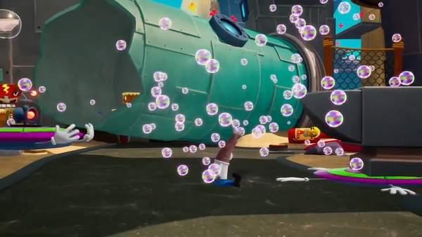 海绵宝宝比奇堡的冒险器人怎么打，黄方块战胜机器人