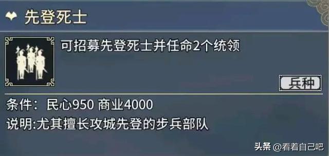 汉末霸业特殊兵种怎么解锁