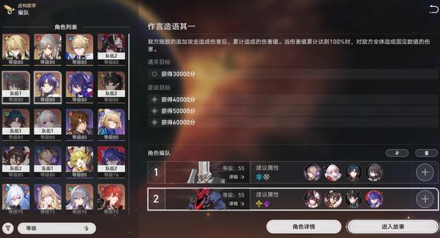 崩铁2.1虚构叙事阵容攻略