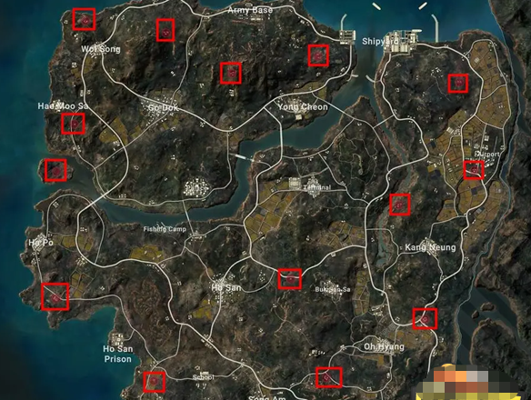 pubg泰戈神秘钥匙地图哪里开门 戈神秘钥匙地图开门位置分享