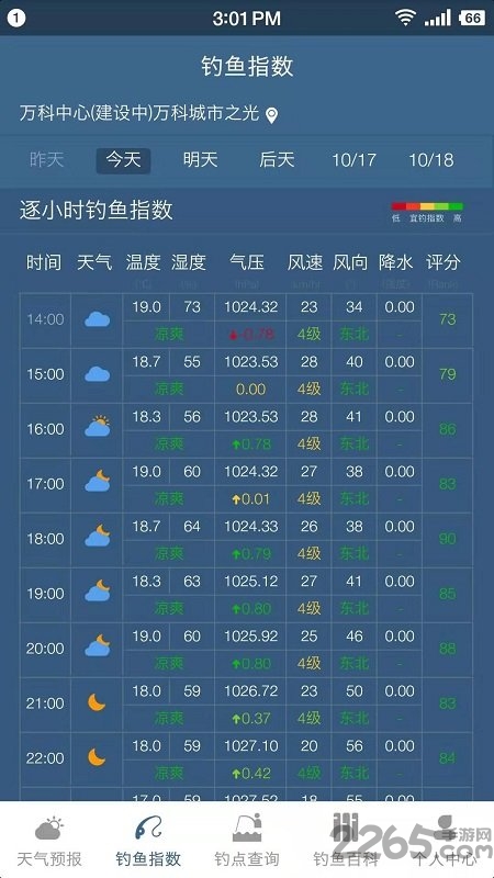 钓鱼天气预报专业版