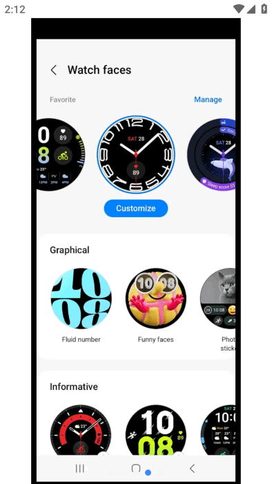 galaxy watch6 manager