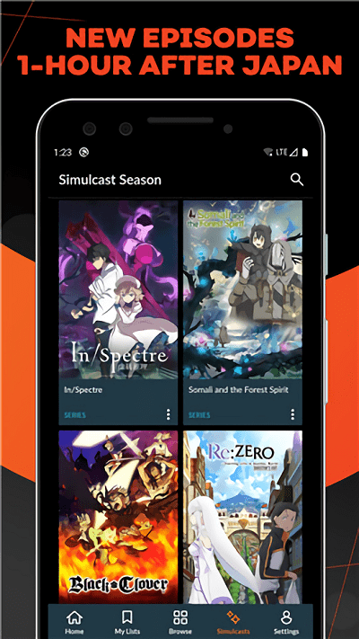 Crunchyroll下载app