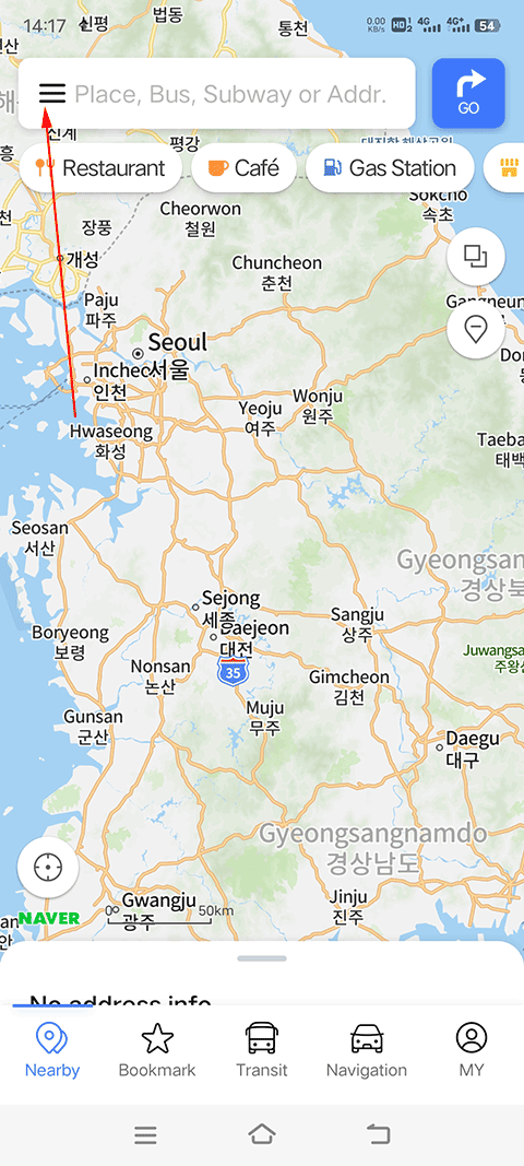 NAVER地图怎么调成中文 NAVER地图怎么调成中文